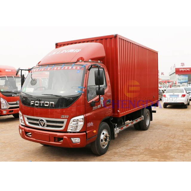 Foton Customized Transport Truck 4x2 4x4 6 8 10 Tons Electric Diesel Light Mini Small Truck Box Cargo Truck for Sale