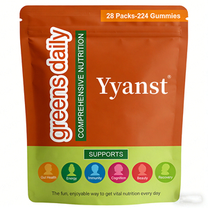 Bonbons gélifiés probiotiques à base de légumes végétaliens à effet élevé, pour une meilleure santé digestive, un équilibre intestinal et une meilleure digestion. - Product Image 1