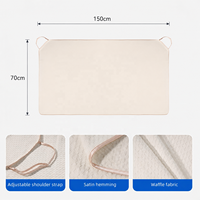 Serviettes portables en microfibre SOLPOP personnalisables avec logo pour femmes, grandes serviettes de bain, serviettes de séchage pour cheveux, peignoirs à bretelles, robes de bain
