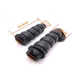Puños de Manillar de Motocicleta de 25 mm (1\") y 22 mm (7/8\") para Harley Cruiser Chopper Custom para Suzuki <span class=keywords><strong>Boulevard</strong></span> - Product Image 2