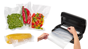 Trousses de congélation pour aliments, sacs scellés à trois côtés, sac sous vide texturé, rouleau de poisson pour emballage, congélateur en plastique sûr - Product Image 4