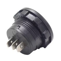 Étanche 12V 24V Mini jauge LED affichage numérique voltmètre DC montage sur panneau segmenté voiture voltmètre numérique