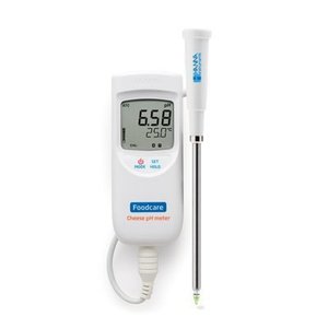 เครื่องวัดค่า pH แบบพกพา Hannah ความแม่นยำ 0.01 หน่วย ppm หน้าจอ LCD กันน้ำ สำหรับอุตสาหกรรมอาหาร - Product Image 2