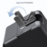 TKT 45W PD tête de charge rapide Gan (nitrure de gallium) chargeur secteur câble USB rétractable OTP OVP prise pliable chargeur de voyage