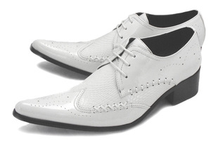 Chaussures de ville pour hommes à bout pointu en cuir pleine fleur véritable, nouveau design tendance, vente en gros d'usine - Product Image 5