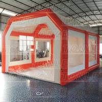 PVC étanche à l'air gonflable tente de garage/portable gonflable de couverture de voiture/peinture en aérosol à vendre