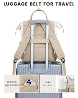 LOVEVOOK Trendiger 13-14 Zoll Laptop Mini-Rucksack Modische Reisetasche Leichter Tagesrucksack für Frauen Männer Arbeit Schule Reisen