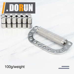 Poids de boxe réglables en acier inoxydable, paire d'haltères Cardio en néoprène en forme de main pour l'entraînement, le Jogging et la marche - Product Image 3