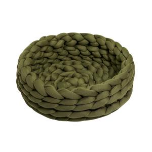 Kandang Anjing & Kucing Rajutan Tangan Kasar Motif Kartun Bulat, Dapat Dicuci Mesin, DIY, Semua Musim - Product Image 5