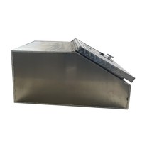 Caja de Herramientas para Remolque de Plataforma Plana de Aluminio de 30 Pulgadas