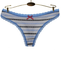 Dernier style de sous-vêtements tanga blancs sexy en coton pour filles pour femmes