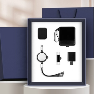 Vendita calda di prodotti personalizzati di lusso promozionali di <span class=keywords><strong>Marketing</strong></span> USB chiavetta in metallo porta-penna con carta di nome aziendale Set regalo aziendale - Product Image 2