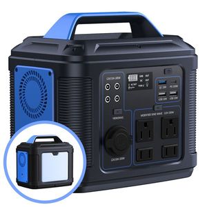 Station d'alimentation portable 300W 296Wh 80000mAh avec batterie LiFePO4, générateur solaire MPPT à onde sinusoïdale pure pour camping en extérieur et usage domestique - Product Image 2