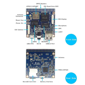 บานาน่าพาย BPI-M2 เมจิก(BPi-M2M A33 R16) บอร์ดพัฒนาควอดคอร์ มินิเมนบอร์ด คอมพิวเตอร์บอร์ดเดี่ยว 5V DC ชิปออลวินเนอร์ - Product Image 6