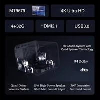 Proyector de Juegos Hisense M2 Pro 4K, Láser Triple, Zoom Óptico 1.3X, Smart TV, Proyector con MEMC Automático, IMAX, WiFi, 3D