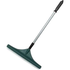 Outdoor Adjustable Stainless Steel Lawn <strong>Rake</strong> with <strong>Artificial</strong> <strong>Grass</strong> Brush and Carpet <strong>Rake</strong> Green/White/Silver - Product Image 4