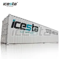 Контейнерные машины для производства льда для бетономешалки с контейнером для хранения
