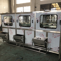 Machine à fabriquer de l'eau en bouteille de 19 litres 20 litres en plastique de 5 gallons / Usine d'embouteillage d'eau de 5 gallons / Ligne de production d'eau de 5 gallons