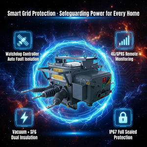 Interruptor de Circuito al Vacío Inteligente para Exteriores de 12kV 630A, Trifásico, Personalizable, para Áreas Costeras de Gran Altitud - Product Image 4
