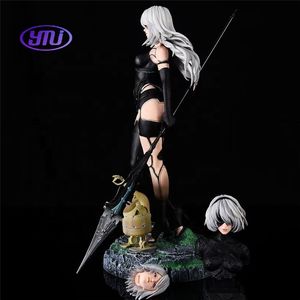 50cm NieR <span class=keywords><strong>Automata</strong></span> Yorha No. 2 Tipo B 2B YoRHa Tipo A <span class=keywords><strong>2A</strong></span> PVC Figura DE ACCIÓN Tamaño grande Anime Figura Modelo Juguetes Colección Muñeca Regalo - Product Image 4