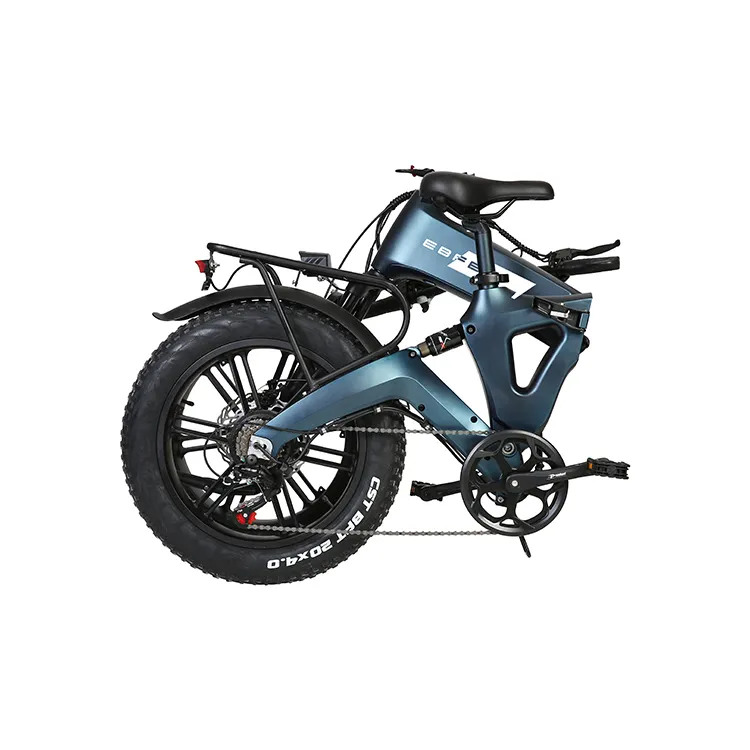 2022 EU Warehouse foldable Fat Tire foldable cycle electric Dropshipping 20 Inch 750W mid drive the one folding electric bike