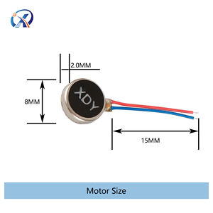 Langlebiger 3V 0820 Kleiner Elektrischer Knopfzellenmotor der Marke Xindayang mit Überlastschutz, Einphasig, 12000 U/min, 10g Drehmoment, Vibrationsmotor - Product Image 1