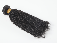 Extensions de cheveux indiens bruts bouclés crépus à double trame, non traités, vierges Remy, en lots, prix d'usine en gros