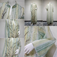 AB567 Abaya pour femmes, robe musulmane, robe kaftan ample brodée avec des paillettes, robe Dubai Jalabiya pour femmes, vêtements islamiques