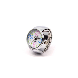 Fashion Alloy <b>Silver</b> Shell Personality <b>Men</b> and Women Finger Watch Couple Watch <b>Ring</b> - Product Image 4