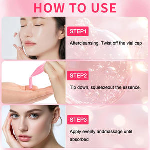 Oem Whitening Skin Care Serum Face Glowing Peptide Korean Glass Skin Pink Pdrn Salmon Dna Serum - Product Image 5