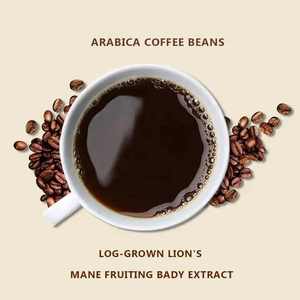 Para Biochealth Personalizado Cogumelo Café 100% Arábica Médio Assado Mistura Perfeita com 8 Pós Juba de Leão para Adultos - Product Image 2