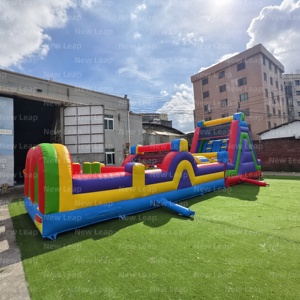 42ft Yuedong Gonflable Géant Rebond <span class=keywords><strong>Maison</strong></span> Toboggan Arc Obstacles Cours Croix Coloré Jouer <span class=keywords><strong>Jeu</strong></span> - Product Image 4