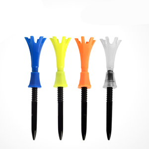 T-shirts <span class=keywords><strong>de</strong></span> golf en plastique à vis réglables colorés personnalisés en gros - Product Image 4