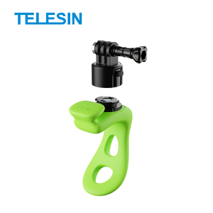 Nuevo Soporte de Manillar Giratorio 360° de Goma con Liberación Rápida Telesin, Soporte Elástico para Bicicleta/Tubo para Cámaras Insta360 / <span class=keywords><strong>GoPro</strong></span> / DJI - Product Image 2