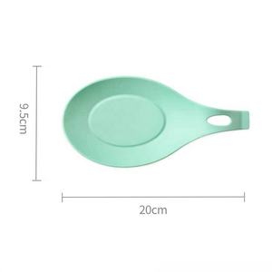 Household Insulated Silicone Spoon Rest Spatula Holder Silicone Spoon Rest Dish Soup Spoon Storage Holder Mat - Product Image 5