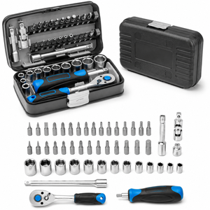 Juego de Llaves de Trinquete Portátil Mini de 1/4 Pulgada con Caja de Herramientas Pequeña y Duradera para <span class=keywords><strong>Reparación</strong></span> de Autos y Motos, OEM/ODM - Product Image 1