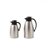 Bouteille isotherme sous vide en acier inoxydable 201, design à bec verseur, grande capacité, isolation thermique, style moderne et minimaliste pour