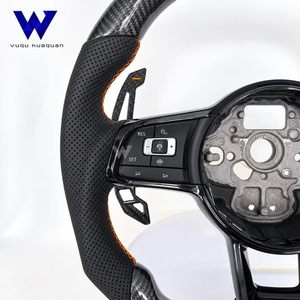 Volante de Fibra de Carbono Resistente al Desgaste para Volkswagen BORA, CADDY, GOLFGTI, <span class=keywords><strong>GOLFGTD</strong></span>, JETTA, TOURAN, POLO, Mejora del Rendimiento - Product Image 5