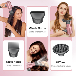 Sèche-<span class=keywords><strong>cheveux</strong></span> professionnel 1600W puissant moteur à courant continu sèche-<span class=keywords><strong>cheveux</strong></span> à vent chaud et froid avec concentrateur - Product Image 5