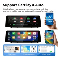 Radio para Auto de 12.3 Pulgadas para BMW X5/X6 E70/E71 2007-2013 con Pantalla Dividida, GPS Integrado, CarPlay y Android Auto, Montaje en el Tablero USB