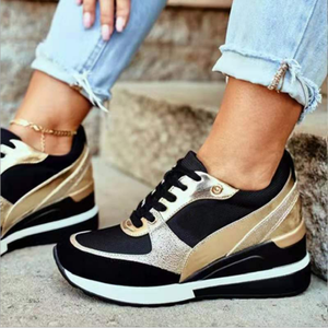 Nouvelles chaussures respirantes pour femmes, style chunky, chaussures décontractées brillantes pour hommes et femmes, nouvelles baskets pour femmes, chaussures de marche. - Product Image 3
