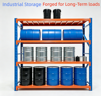 Étagère industrielle en acier sans boulons à usage moyen, rayonnage de stockage pour entrepôt, étagère de présentation métallique multi-niveaux pour la vente en gros