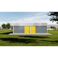 Maison luxueuse de 2 à 3 chambres à coucher Fournisseur de villas mobiles prêtes à l'emploi Maisons préfabriquées en conteneur en acier pour appartement
