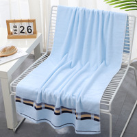 Serviette de bain Shenfa 70*140cm 32s en coton et fibre de bambou, tissée unie à motif animalier, absorbante, chauffante et portable, pour la maison et la plage, pour adulte