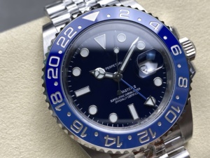 Reloj Mecánico de Lujo, Super Calidad, Resistente al Agua, 40mm, Fábrica AR, Acero 904L, Movimiento 3285, Cerámica Azul, Diver GMT Blueberry - Product Image 2