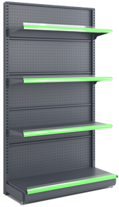 אור החובה התצוגה מתלה alibaba ספק זהב חד צדדי תכונה חנות פלדה טובין תצוגת גונדולה - Product Image 2