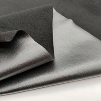 Tissu polyester extensible imperméable velours flanelle velours avec film TPU adapté aux chapeaux costumes vestes matelas manteau