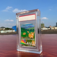 RAY YI – Protection transparente en acrylique de haute qualité pour cartes gradées (type slab)