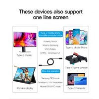 Kabel USB-C ke USB-C PD100W 5A USB 3.2 Gen 2 10Gbps Sinkronisasi Data Pengisian Cepat Kabel Jalinan Nilon untuk Ponsel Tablet