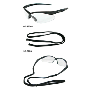 Gafas DE SEGURIDAD láser resistentes a arañazos con marco de nailon con almohadilla nasal suave y puntas de patilla - Product Image 2